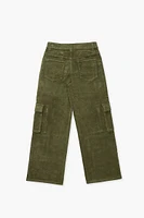 Girls Corduroy Cargo Pants (Kids)