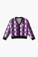 Girls Kuromi Cardigan Sweater (Kids)