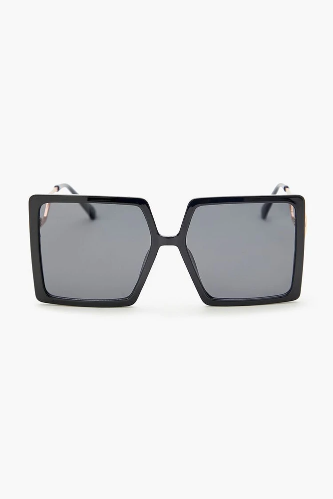 Square Frame Cutout Sunglasses
