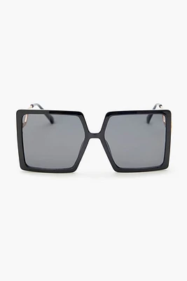 Square Frame Cutout Sunglasses