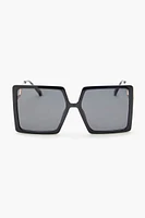 Square Frame Cutout Sunglasses