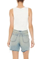 Cropped High-Low Tank Top