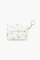 Floral Packable Tote Bag