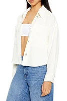 Corduroy Cropped Shacket