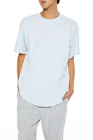 Cotton Curved-Hem Tee