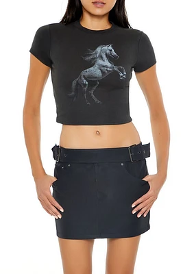 Horse Graphic Baby Tee