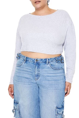 Plus Thermal Crop Top