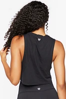 Active Crew Neck Crop Top