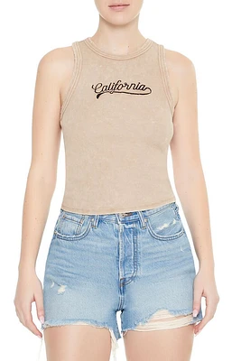 California Cropped Tank Top