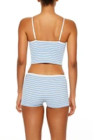 Seamless Striped Lingerie Cami