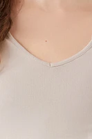 Split-Neck Crop Top