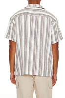 Textured Striped Shirt
