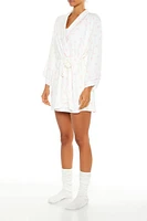 Ice Skate Tie-Waist Robe