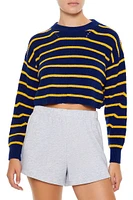 Cropped Striped Sweater