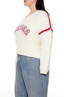 Plus Dreamer Fuzzy Knit Sweater