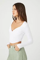 Plunging Corset-Inspired Crop Top