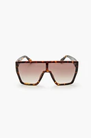 Tortoiseshell Shield Sunglasses