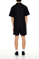 Geo Embroidered Shorts