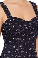 Ditsy Floral Bustier Mini Dress