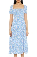 Floral Print Midi Dress
