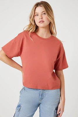 Twist-Back Cropped Tee