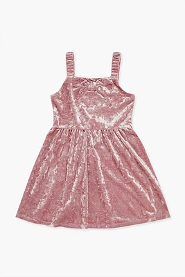 Girls Crushed Velvet Dress (Kids)