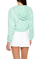 Active Hooded Zip-Up Jacket