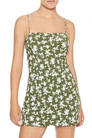 Floral Print Cami Mini Dress