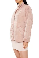 Quilted Zip-Up Jacket