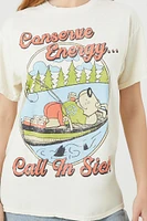 Oversized Conserve Energy Tee