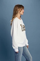 Lee Embellished French Terry Pullover