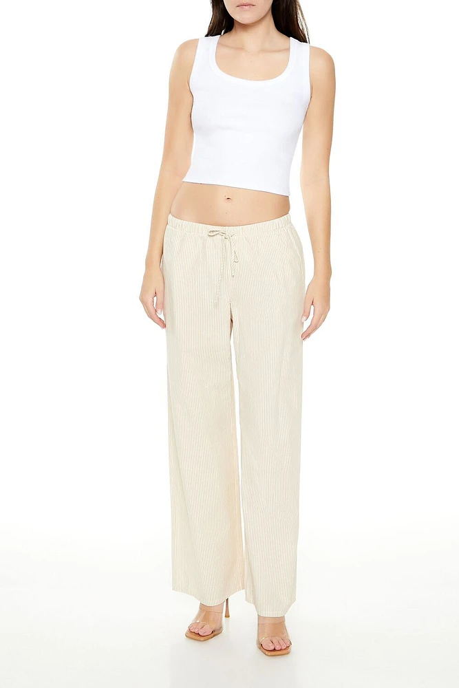 Drawstring Cotton Pants