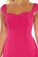 Chiffon Sweetheart Maxi Dress