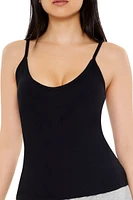 Cotton-Blend Scoop Cami