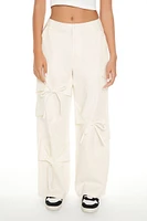 Bow Wide-Leg Cargo Pants