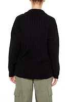 Double-Breasted Cardigan Sweater