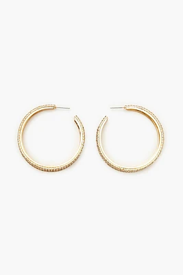 Rhinestone Multi-Hoop Earrings