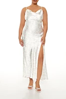 Plus Floral Maxi Slip Dress