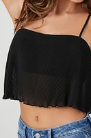 Chiffon Cropped Cami