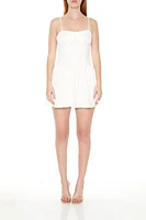 Bustier Eyelet Mini Dress
