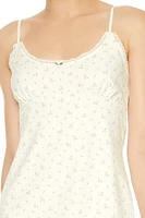 Ditsy Floral Pajama Slip Dress