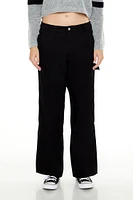 Poplin Low-Rise Pants