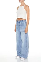 High-Rise Wide-Leg Jeans