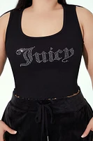 Plus Juicy Couture Rhinestone Tank Top