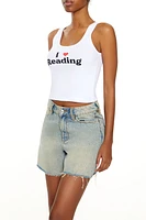 I Love Reading Graphic Tank Top