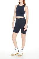 Seamless Ribbed Biker Shorts