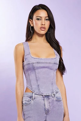 Denim Crop Top