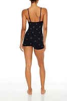 Seamless Moon & Star Lingerie Romper