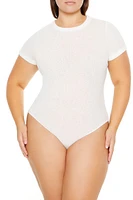 Plus Short-Sleeve Tee Bodysuit