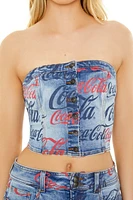 Coca-Cola Denim Tube Top